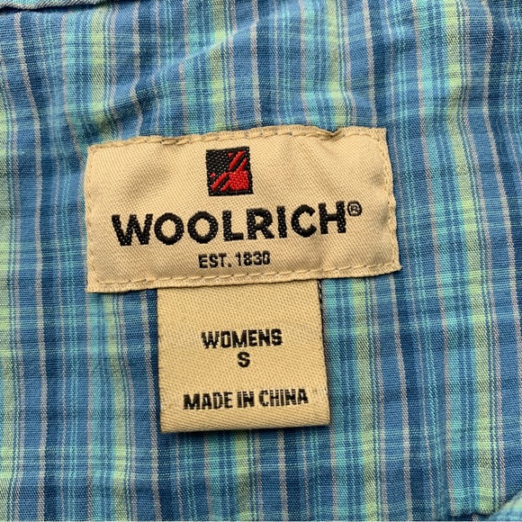 Woolrich Women’s 2250 Riverbed Blue Sleeveless Button Down Top Size Small - Picture 3 of 8